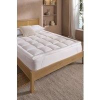 Slumberdown 5cm Deep Super King Mattress Topper - Ultra-Soft Box Quilted Breathable Thick Topper | 2-Year Guarantee, Elasticated Straps, Non-Allergenic & Washable