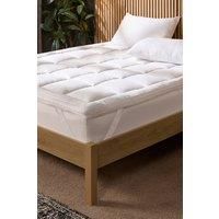 Snuggledown Hotel Mattress Topper Double Bed - 5cm Deep Quilted Luxury Double Topper for Soft Comfort | 2-Year Guarantee, Easy Fit Straps, Non-Allergenic & Washable