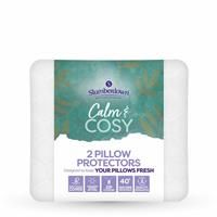 Slumberdown Calm & Cosy Pair of Pillow Protectors