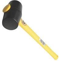 Thor 954FG Black Rubber Mallet 1 3/4lb (0.75kg) (454KF)