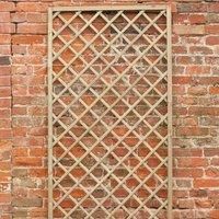 Forest Hidcote Framed Wooden Lattice Trellis  0.9x1.8m