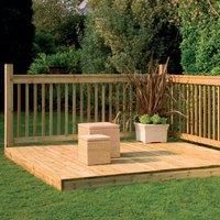 Forest 8 X 8Ft Garden Patio Deck Kit