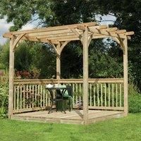 Forest Ultima Pergola Deck Kit  8x8ft