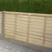 Forest Garden Pressure Treated Overlap Fence Panels - 6ft x 4ft
