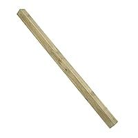 Forest Green Fence Post 8ft-240 x 7.5 x 7.5cm-Pack of 5, Stakes & Uni-rounds, Natural Timber