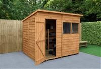 Forest Wooden 8 x 6ft Overlap Pent Shed