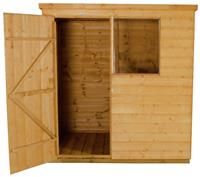 Forest Garden 6x4 Pent Shiplap Wooden Shed