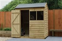 Budget Overlap  Apex Shed 6x4ft