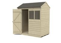 Budget Overlap  Apex Shed 6x4ft