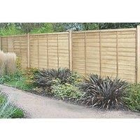 Forest Super Fence Panel, Pressure Treated, 5ft (Pack of 3)