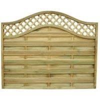 Forest Garden Pressure Treated Bristol Fence Panel - 6 x 5ft Pack of 3