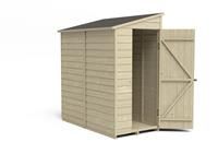 Forest Wooden 6 x 3ft Overlap Pent Shed