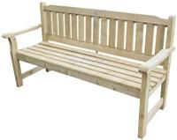 Forest 5ft Rosedene Wooden Garden Bench Pressure Treated Timber Furniture