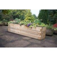 Forest Garden Forest Caledonian Trough Raised Bed Wood - wilko