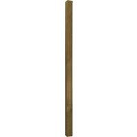 Uc4 Timber Green Square Fence Post (H)1.8M (W)75mm, Pack Of 4