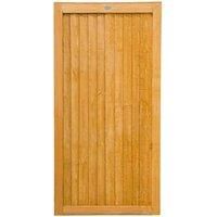 Forest 6ft Board Gate (1.83m high), Natural Timber