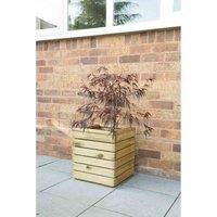 Forest Garden Linear Square Planter  400mm x 400mm