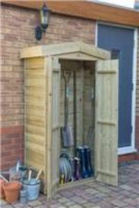 Forest Garden Overlap Wooden 990 x 480mm Apex Garden storage