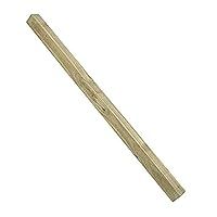 Forest Green Fence Post 6ft-180 x 7.5 x 7.5cm-Pack of 6, Stakes & Uni-rounds, Natural Timber