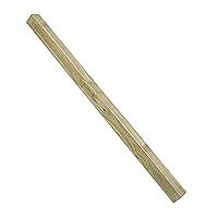 Forest Green Fence Post 7ft-210 x 7.5 x 7.5cm-Pack of 6, Stakes & Uni-rounds, Natural Timber