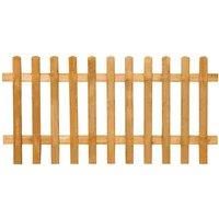 Forest 6' x 3' Wooden Pale Picket Fence Panel (1.8m x 0.9m)