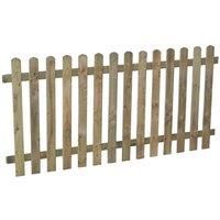 Forest Garden 6ft x 3ft Pressure Treated Heavy Duty Pale Fence Panel