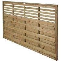 Forest Garden 1.8m x 1.2m Pressure Treated Decorative Kyoto Fence Panel