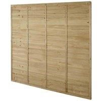 Forest Garden 6' x 6' (183 x 183cm) Pressure Treated Superlap Fence Panel