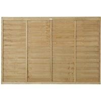 Forest Garden 6ft x 4ft (1.83m x 1.22m) Pressure Treated Superlap Fence Panel