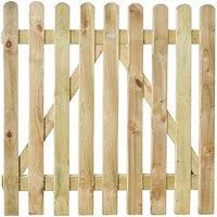 Forest Garden Heavy Duty Pale Gate 3ft (0.90m high ) Wooden - wilko