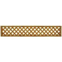 Forest Garden Diamond Lattice Fence Topper - 183 x 30cm