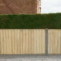 6ft x 3/4/5/6ft Pressure Treated Closeboard Fence Panel Pack of 20,3,4,5