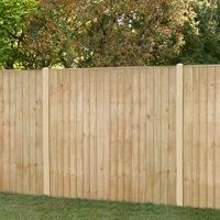 6ft x 3/4/5/6ft Pressure Treated Closeboard Fence Panel Pack of 20,3,4,5