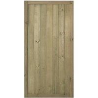 Forest Garden Solid Timber Vertical Tongue & Groove Gate 6ft (1.83m High)