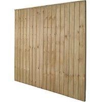 6ft x 3/4/5/6ft Pressure Treated Closeboard Fence Panel Pack of 20,3,4,5