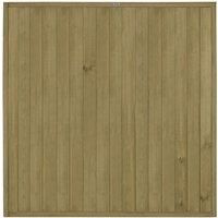 Forest 6' x 6' Pressure Treated Vertical Tongue and Groove Fence Panel (1.83m x 1.83m)