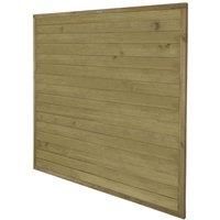 Forest Garden 6 x 6ft Pressure Treated Horizontal Fence Panel  wilko