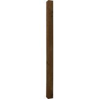 Uc4 Timber Brown Square Fence Post (H)1.8M (W)100mm, Pack Of 5
