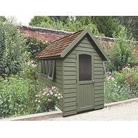 8' x 5' Forest Retreat Green Luxury Shed (2.41m x 1.5m)