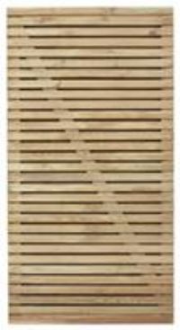Forest Double Slatted Gate 6Ft (1.83M High)