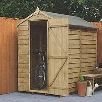 Forest 6 x 4ft Wooden Overlap Apex Shed