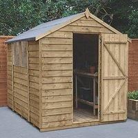 Forest Garden 8x6 Apex Overlap Timber Shed