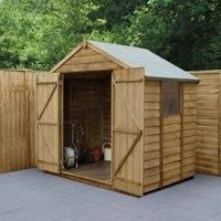 Forest Garden 7x5 Apex Overlap Wooden Shed