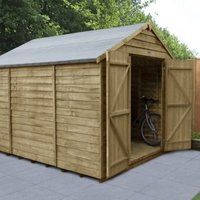 Forest Garden 10x8 Apex Overlap Timber Shed