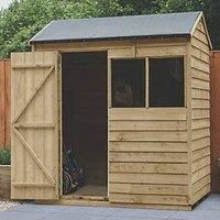 Forest Garden 6x4 Reverse apex Overlap Timber Shed