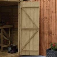 Forest 8X6 Overlap Pressure Treated Reverse Apex Shed With Optional Installation  Shed With Assembly