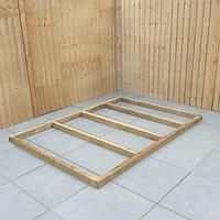 Forest Garden 7X5 Timber Shed Base Brown