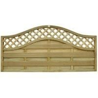 Forest Garden Bristol Fence Panel - 6x3ft Pack of 3