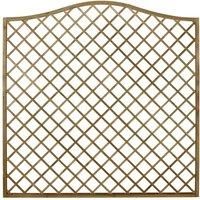 6 ft x 6 ft (1.8 m x 1.8 m) Pressure Treated Decorative Europa Hamburg Garden Screen