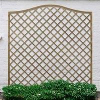 6ft x 6ft (1.8m x 1.8m) Pressure Treated Decorative Europa Hamburg Garden Screen  Pack of 3